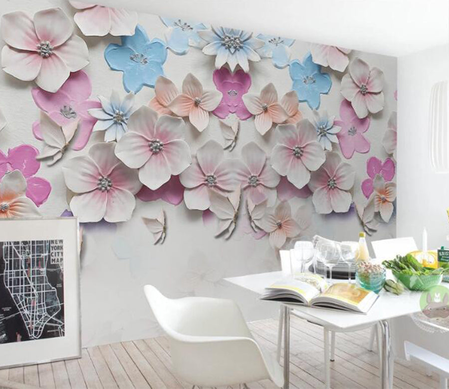 3D Decorative Fower WC1430 Wall Murals