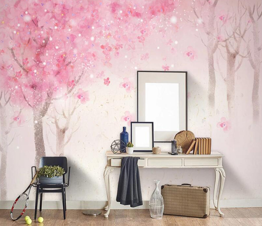 3D Painted Petals WC1770 Wall Murals