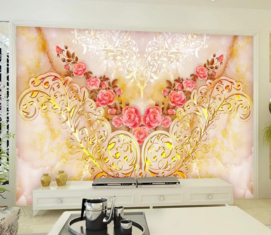 3D Flower Lace WC1340 Wall Murals