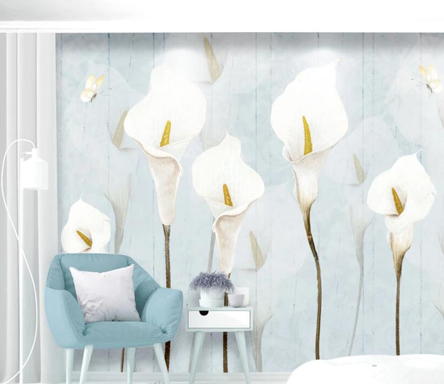 3D Hazy Butterfly WC1621 Wall Murals