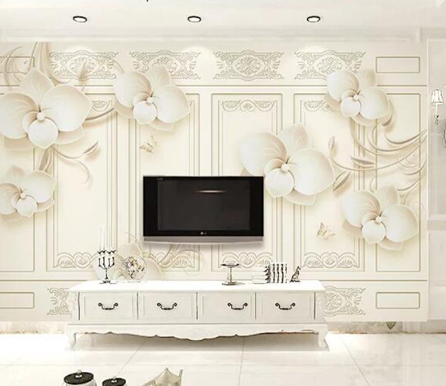 3D Pearl Pattern WG628 Wall Murals