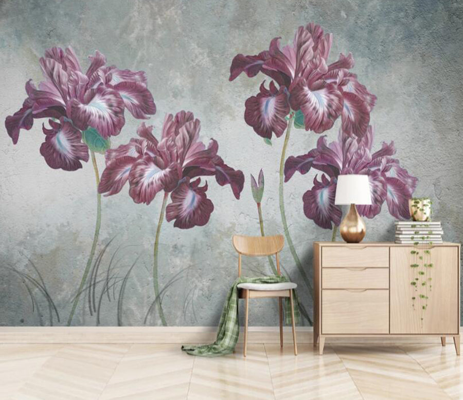 3D Blooming Flower WC2666 Wall Murals