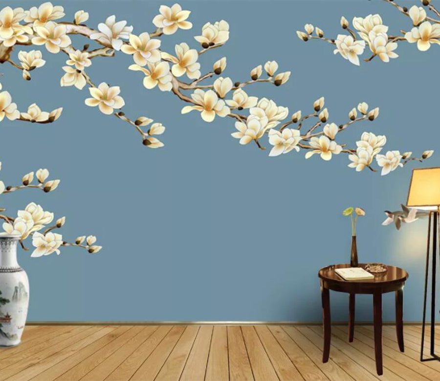 3D Blooming Flower WG606 Wall Murals