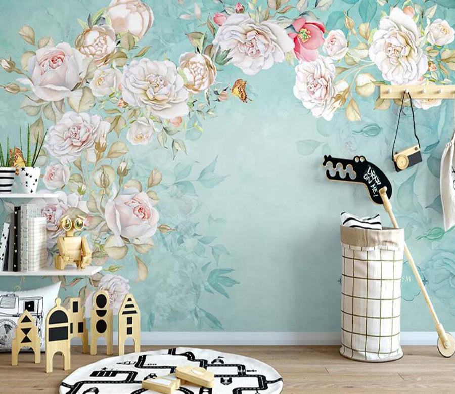 3D Rose Bud WC2197 Wall Murals