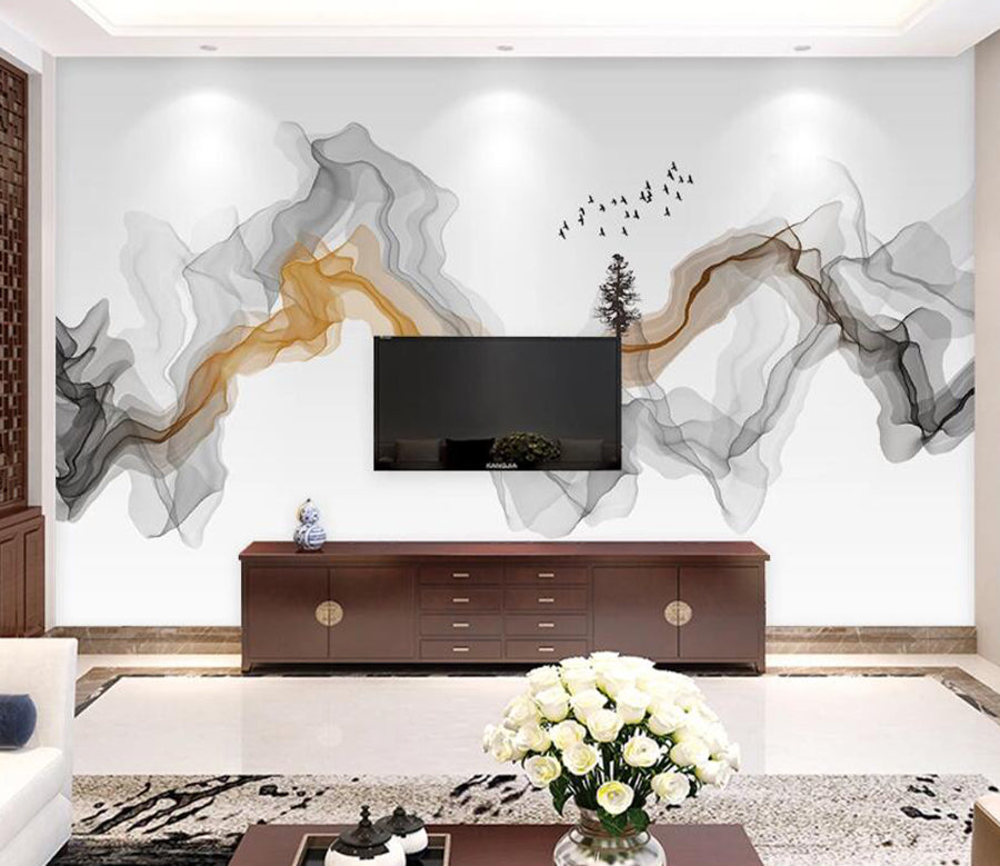 3D Ink Mess WC1853 Wall Murals