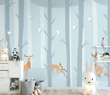 3D Woods Pigeon WC2234 Wall Murals