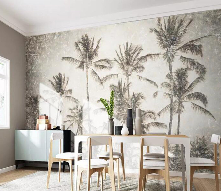 3D Coconut Forest WG971 Wall Murals