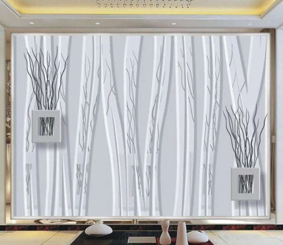 3D Curved Pattern WC2392 Wall Murals