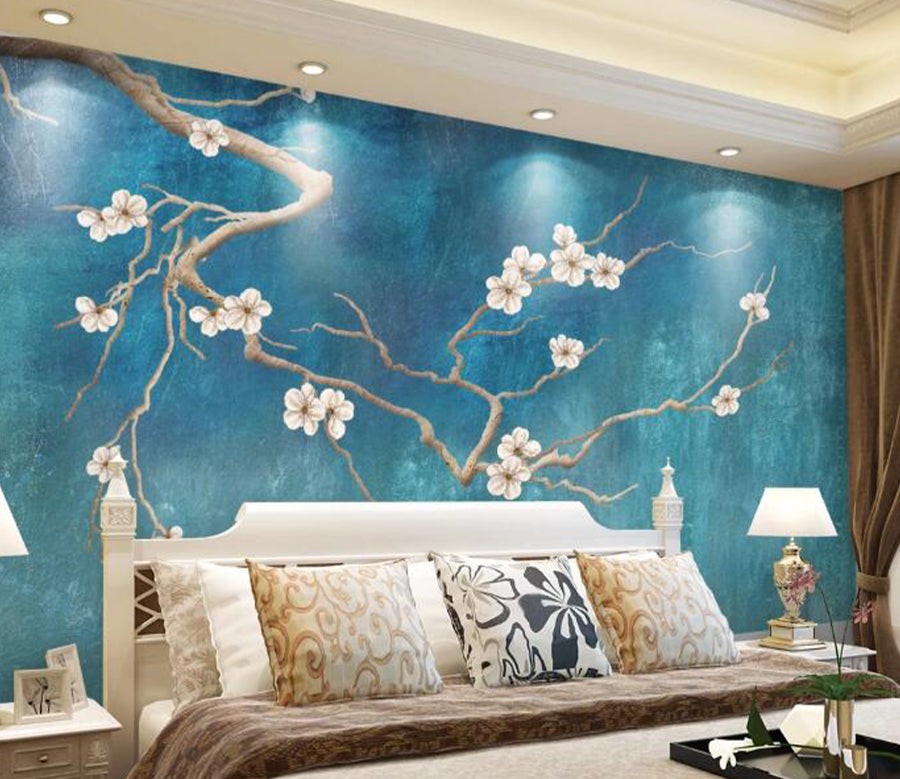 3D Plum Blossom WC2135 Wall Murals