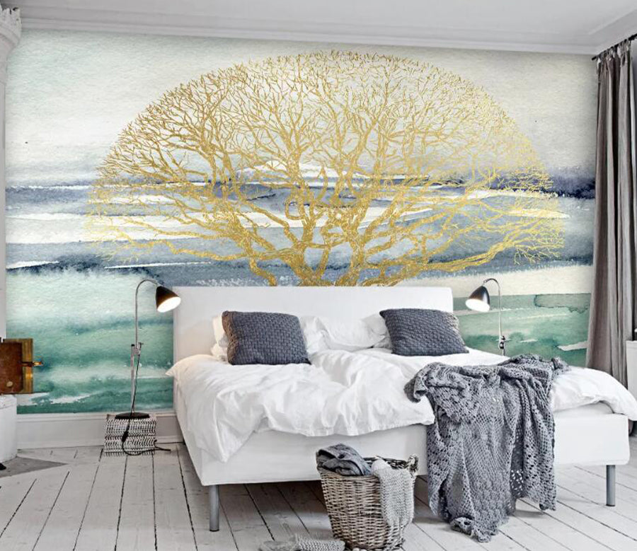 3D Metal Tree WC1691 Wall Murals