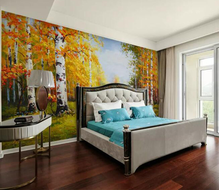 3D Autumn Maple WG1110 Wall Murals