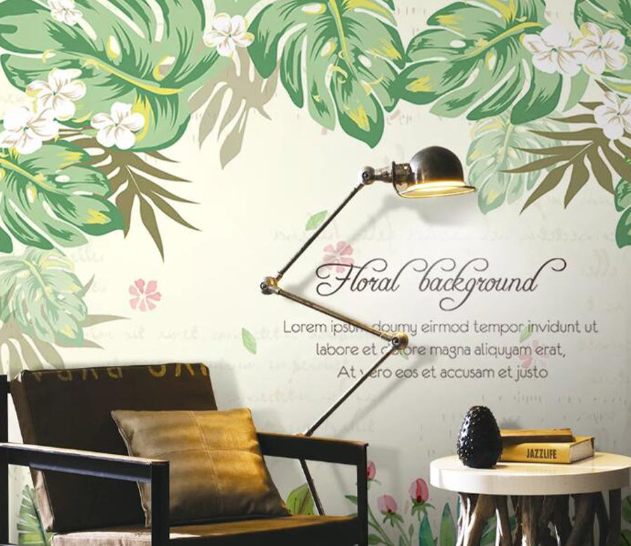 3D Banana Leaf WC1488 Wall Murals