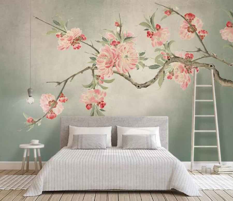 3D Tree Safflower WG830 Wall Murals