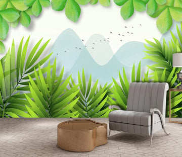 3D Leaf Grass WG1283 Wall Murals