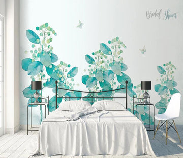 3D Growing Leaves WC1960 Wall Murals