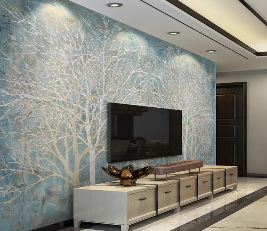 3D Dead Tree WC1330 Wall Murals