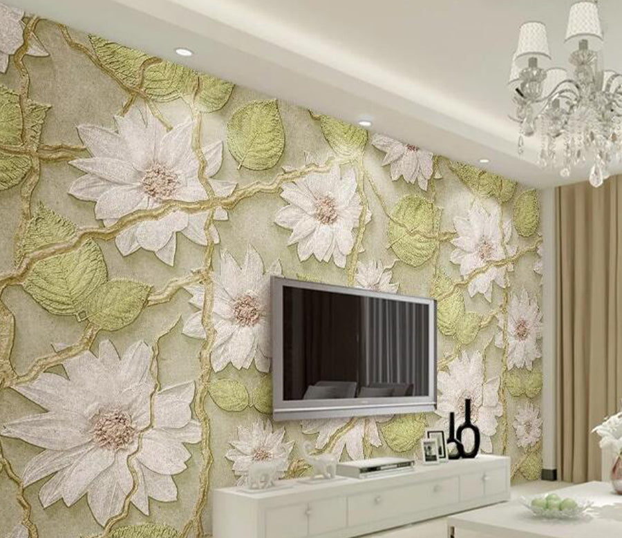 3D Dried Flowers WG531 Wall Murals