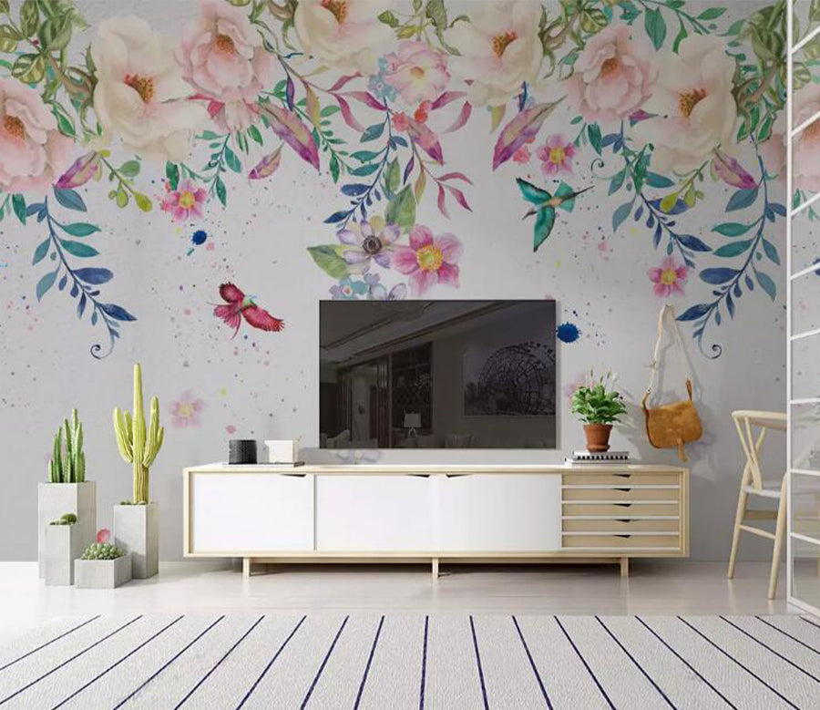 3D Petal Bird WG781 Wall Murals