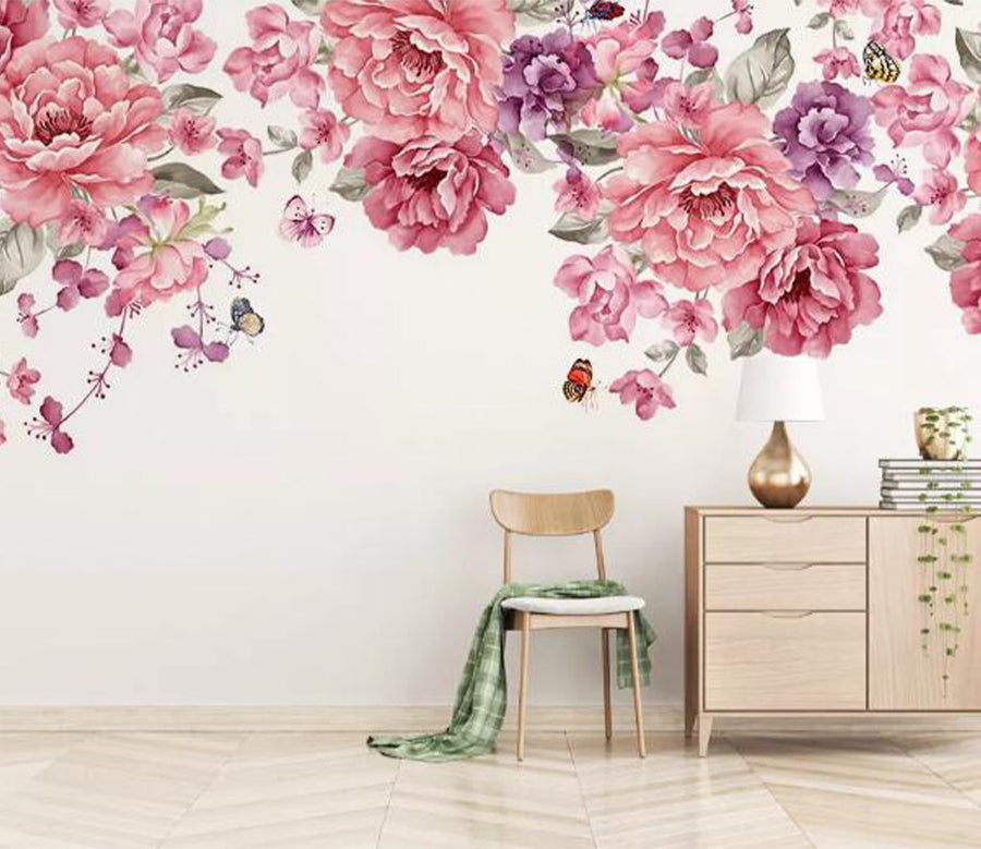 3D Colorful Flower WG810 Wall Murals