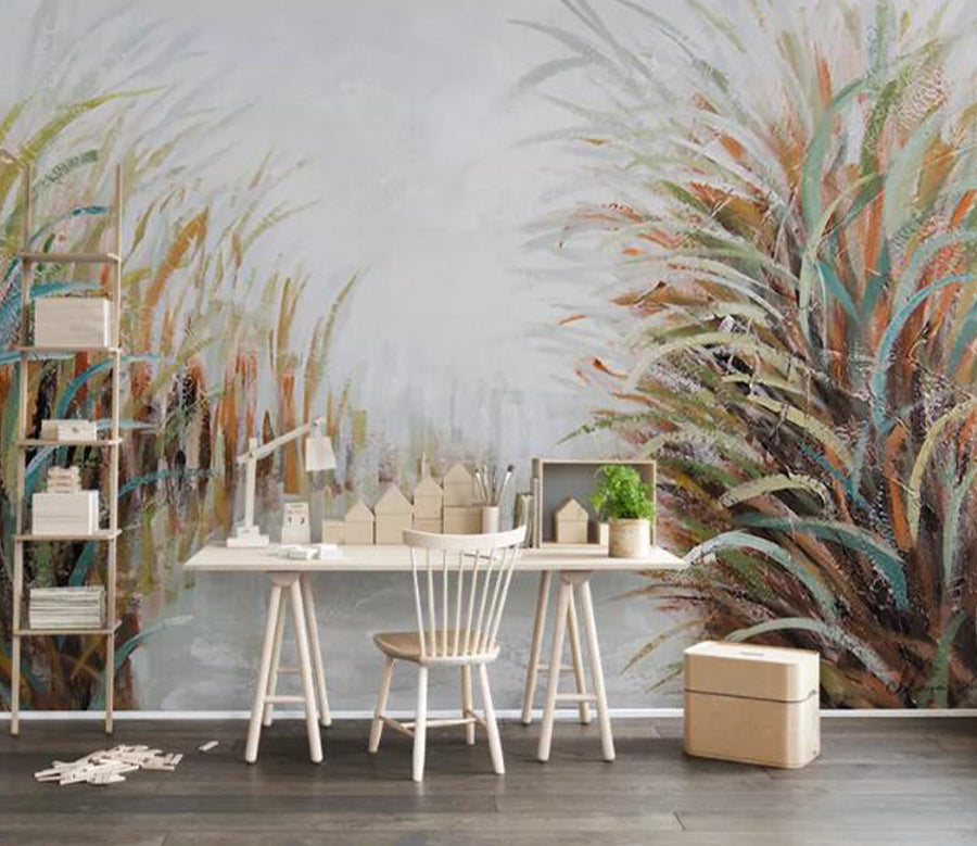 3D Colored Grass WG671 Wall Murals