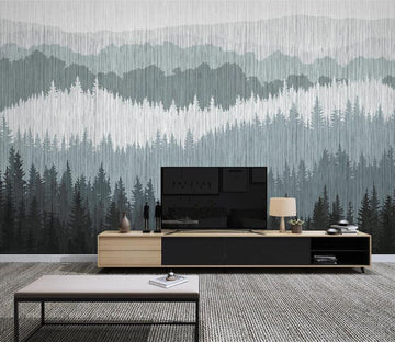 3D Forest Tree WC2399 Wall Murals