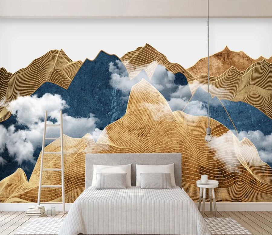 3D Stone Mountain WC2373 Wall Murals