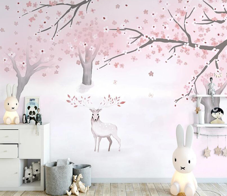 3D Sika Deer WC2112 Wall Murals