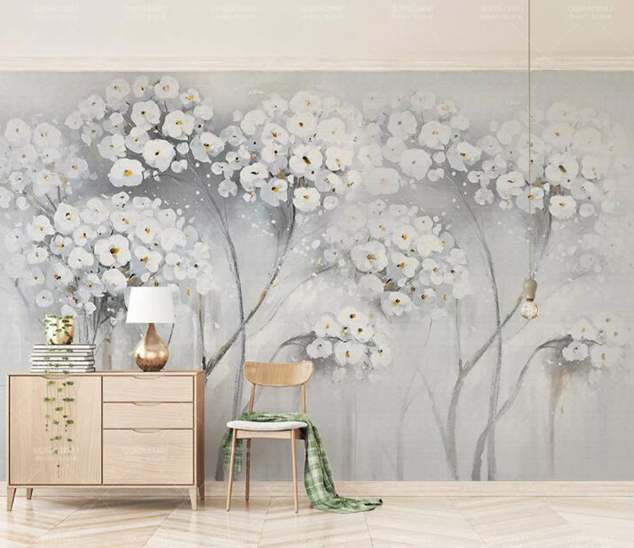 3D Chinese Flower WG679 Wall Murals