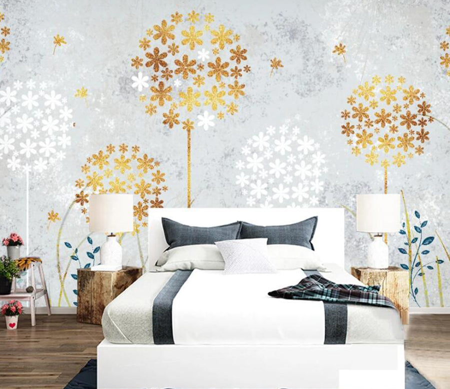 3D Star Flower WC1675 Wall Murals