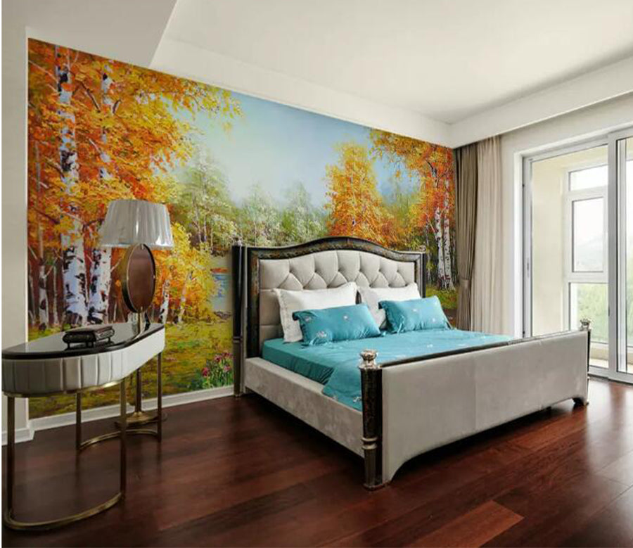 3D Maple Forest WG1117 Wall Murals