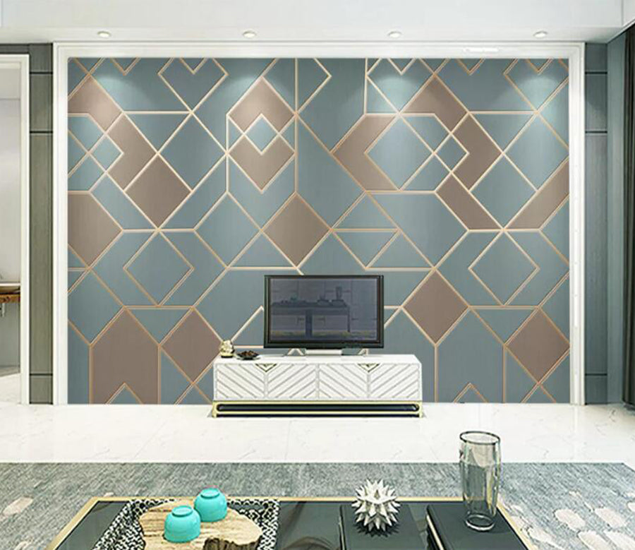 3D Shape Pattern WC2528 Wall Murals