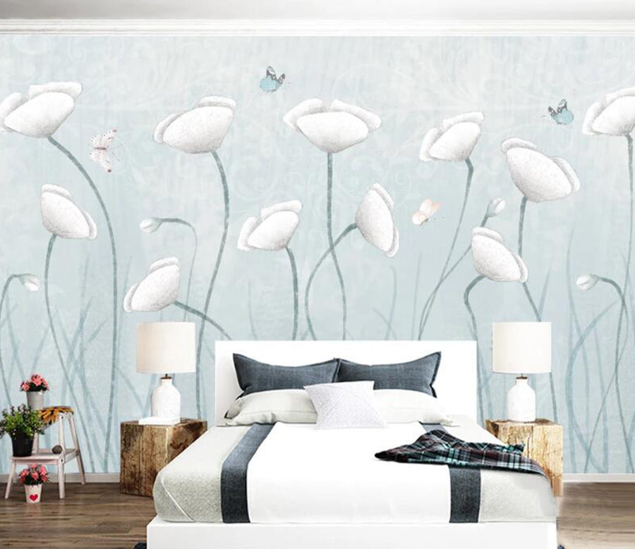 3D Butterfly Nectar WC1643 Wall Murals