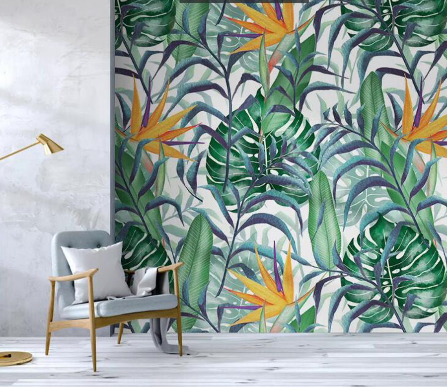 3D Banana Leaf WG1057 Wall Murals