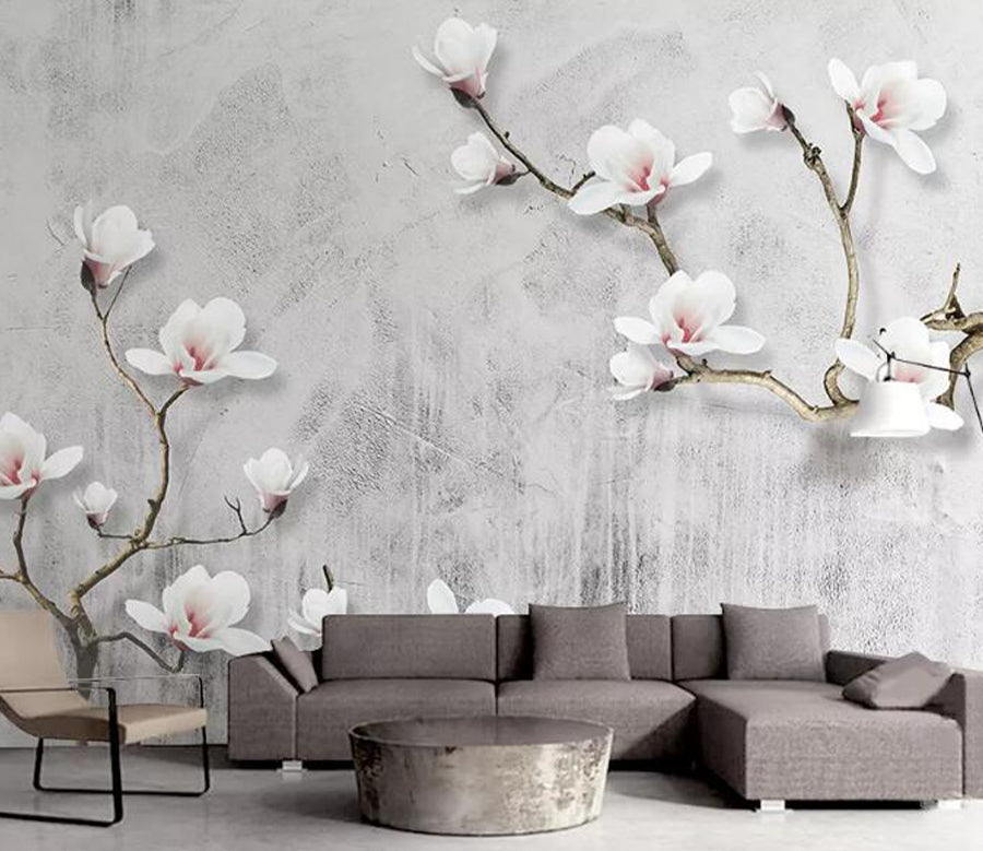 3D Plum Blossom WG637 Wall Murals