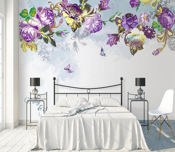 3D Beautiful Rose  WC1910 Wall Murals