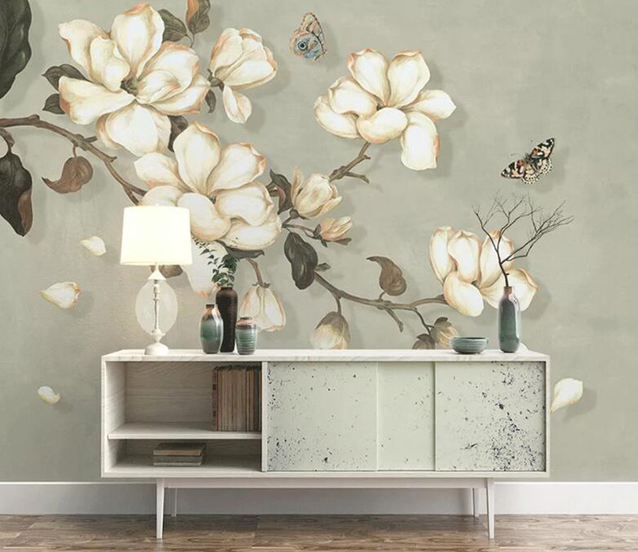 3D Petal Butterfly WC1761 Wall Murals