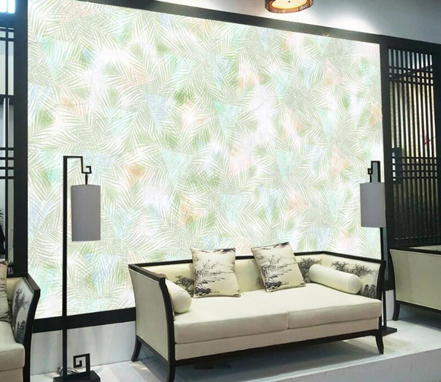 3D Leaf Shape WC2530 Wall Murals