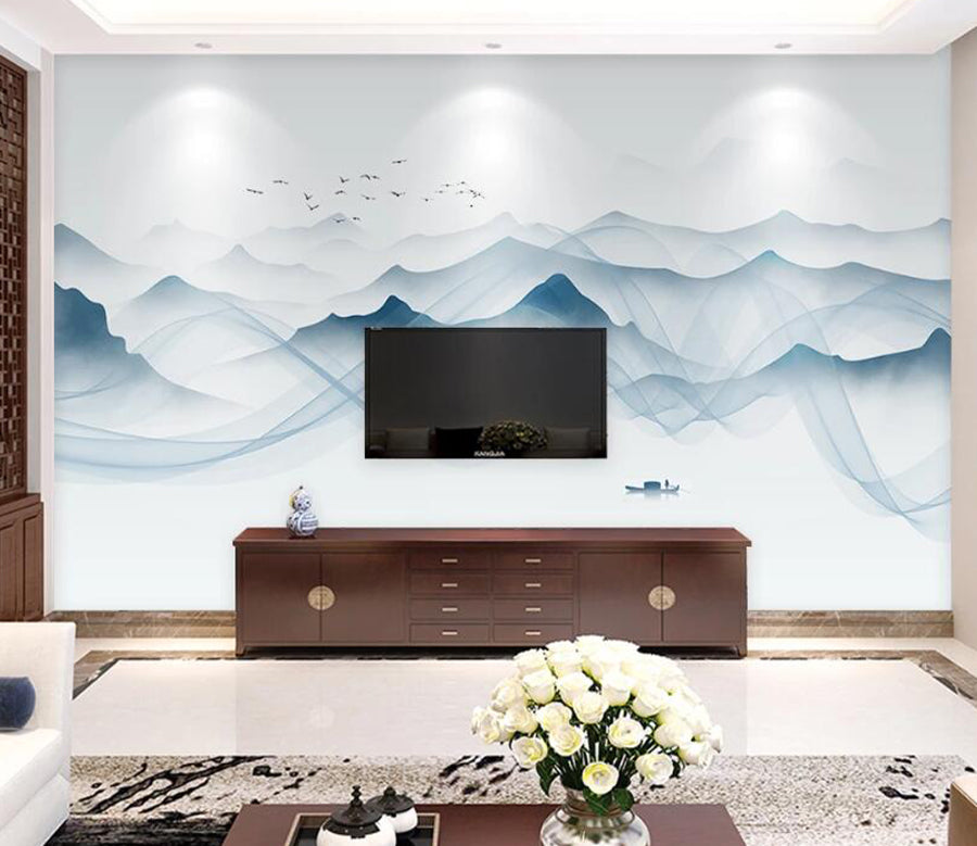 3D Hillside Foothills WC1832 Wall Murals