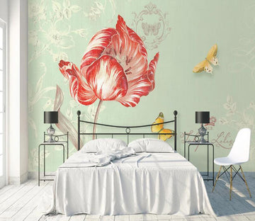 3D Swaying Flower WC2137 Wall Murals