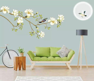 3D Moon Flower WG1277 Wall Murals