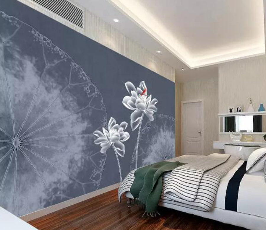 3D Red Dragonfly WG659 Wall Murals