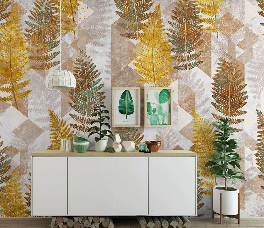 3D Coconut Leaf WG1256 Wall Murals