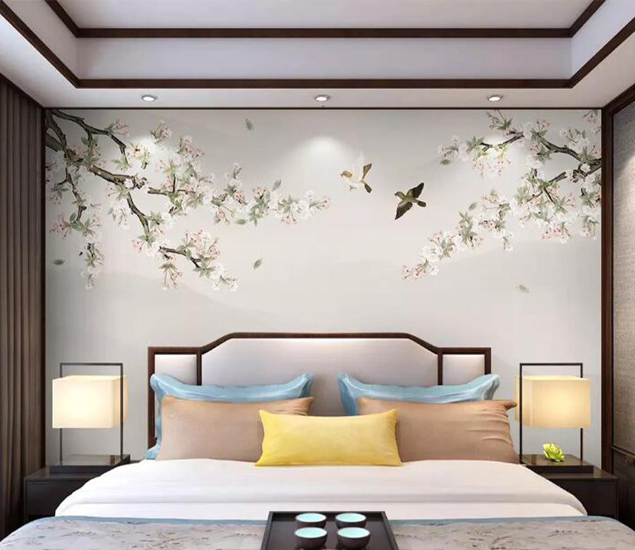 3D Deciduous Bird WG958 Wall Murals