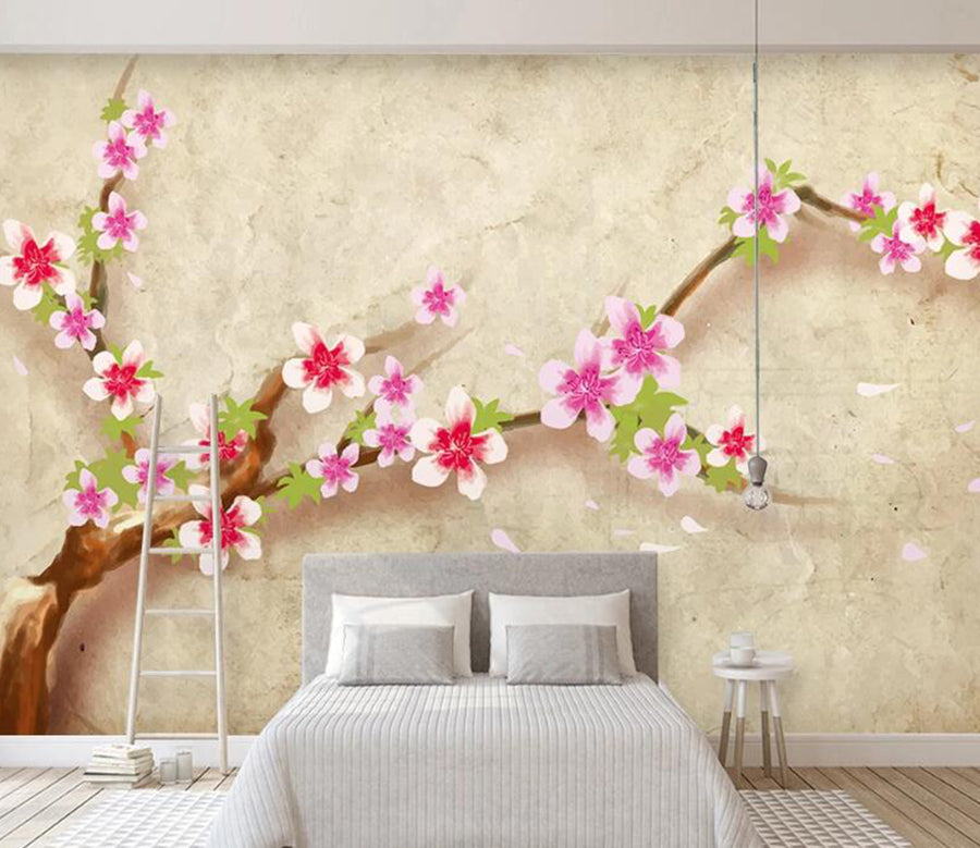 3D Tree Safflower WC1924 Wall Murals