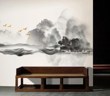 3D Mountain Road WC2298 Wall Murals