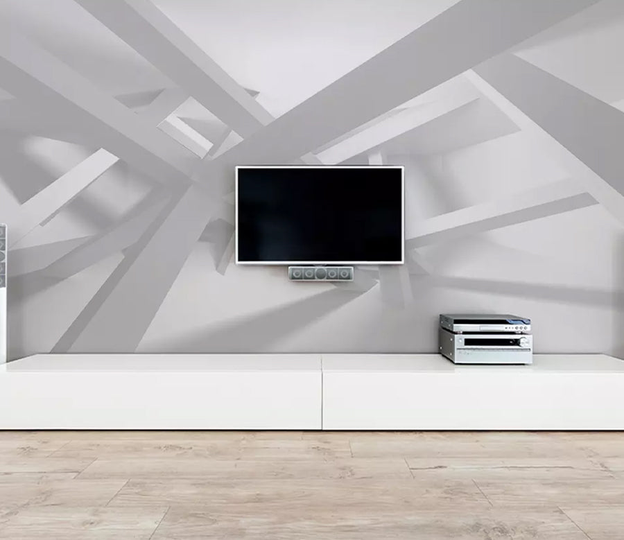 3D Cross Building WG1009 Wall Murals