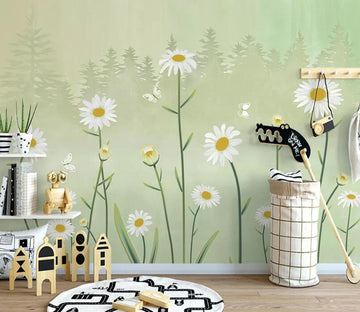 3D Chrysanthemum WC2089 Wall Murals