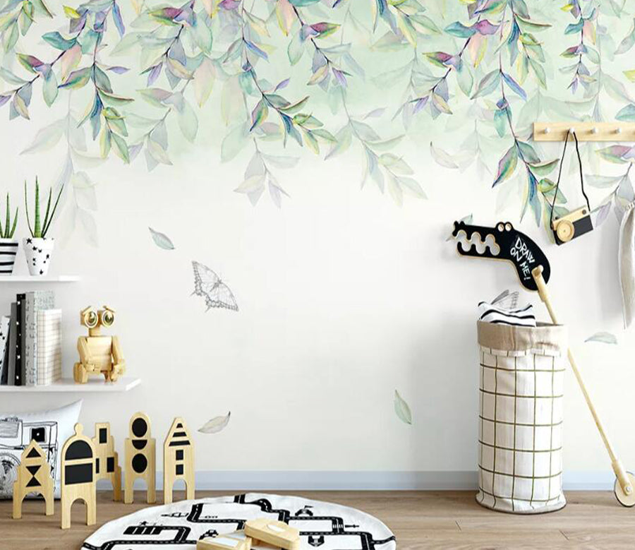 3D Vine Leaves WC2192 Wall Murals