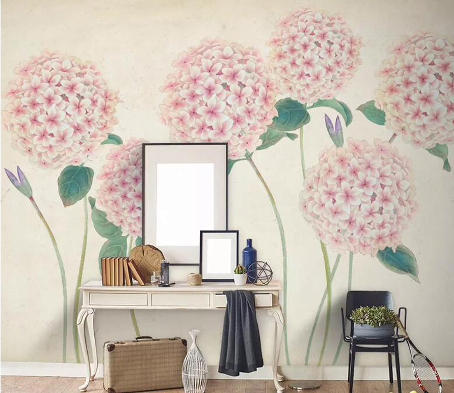 3D Chinese Flower WG720 Wall Murals