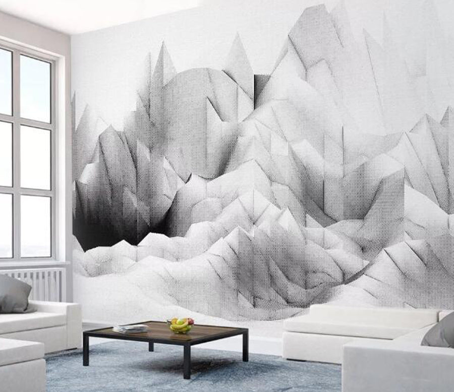 3D Ink Mountain WG539 Wall Murals